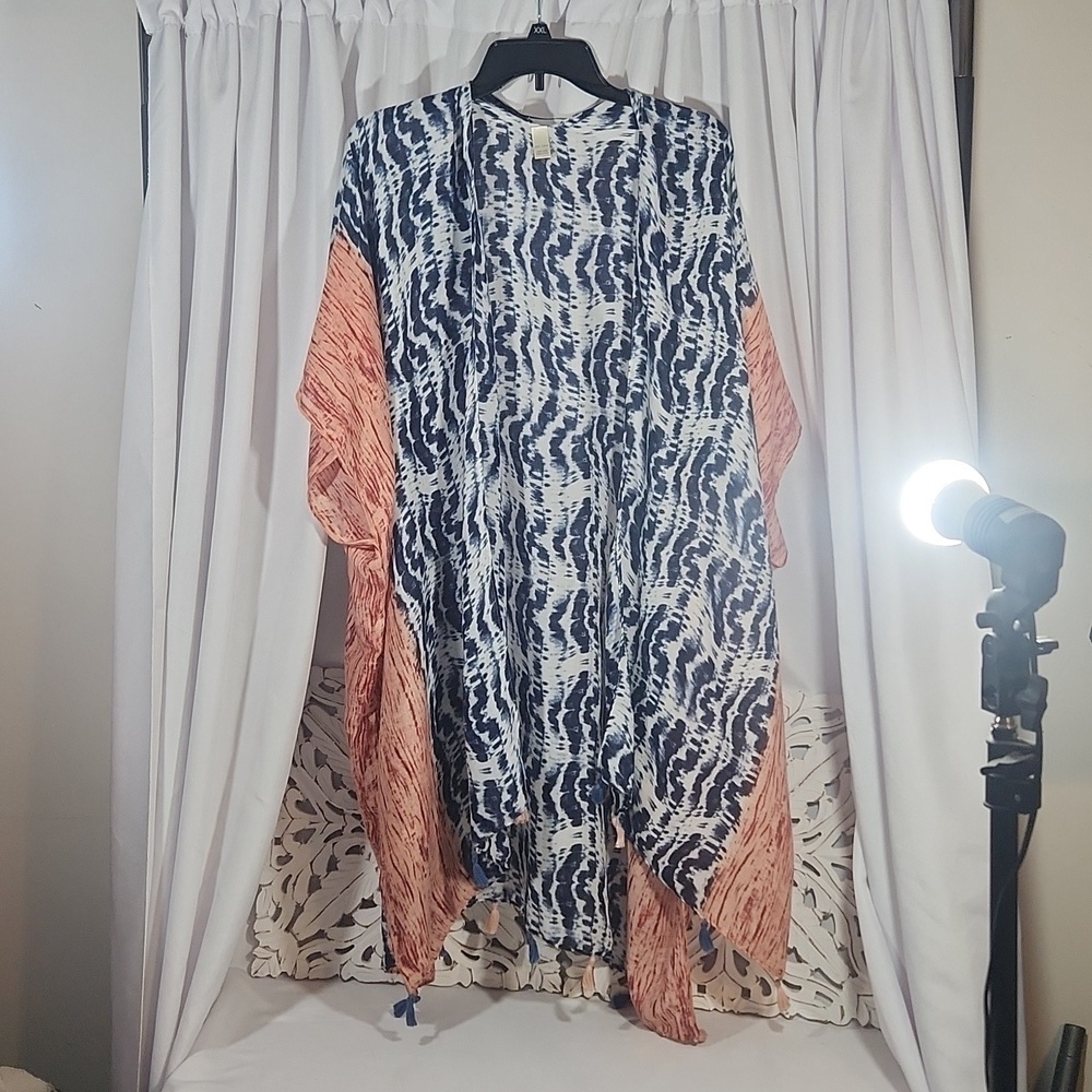 Swimsuit Cover Up Lightweight Jacket Pink And Blue Offers Welcomed